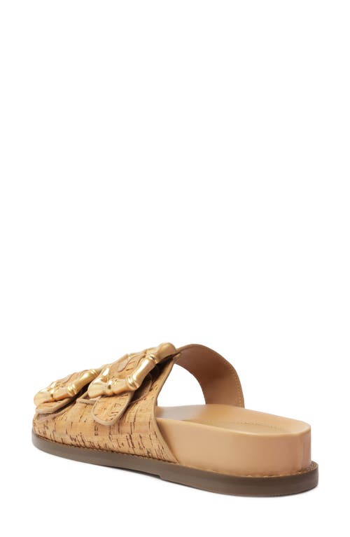 Shop Schutz Enola Slide Sandal In Light Wood