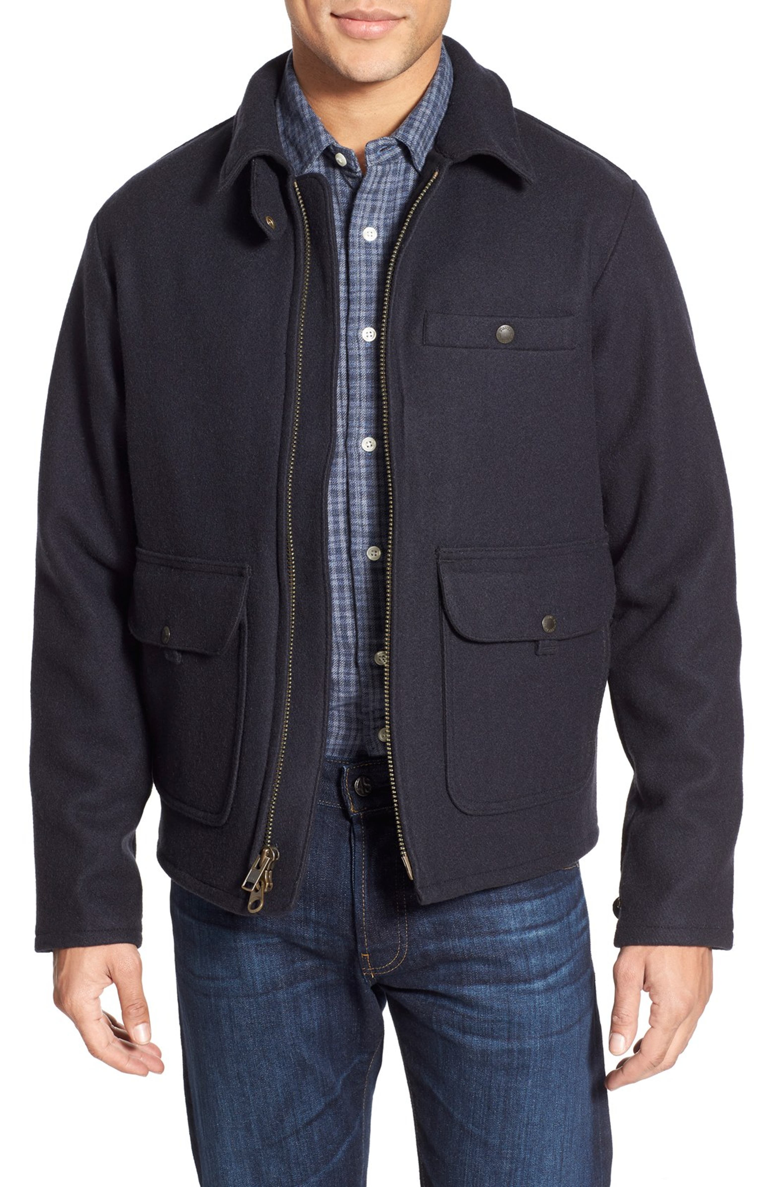 Filson 'Anchor Point' Flannel Lined Wool Jacket | Nordstrom