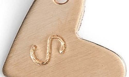 Shop Nashelle 14k-gold Fill Initial Mini Heart Pendant Necklace In Gold/s