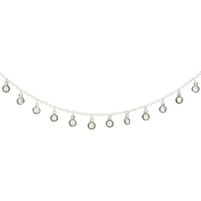 Freida Rothman Signature Bezel Drop Choker Necklace