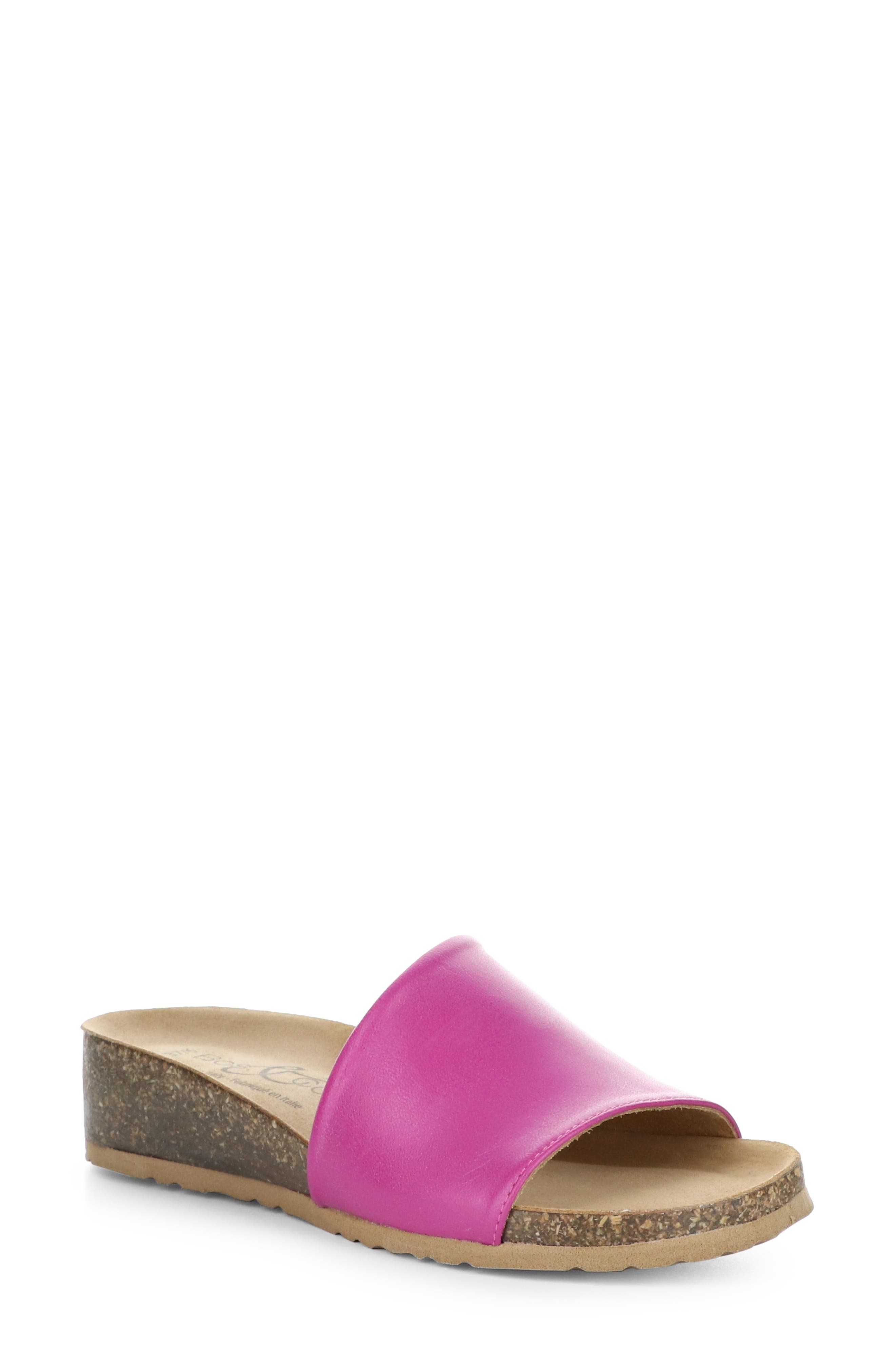 BOS. & CO. Lux Slide Sandal, Main, color, ORCHID