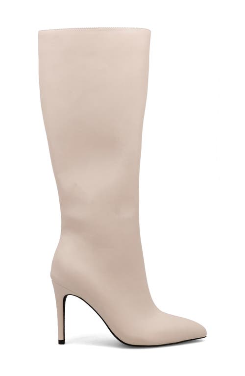 Shop Mia Marysol Pointed Toe Boot In Bone