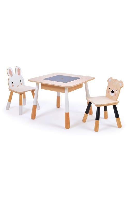 Tender Leaf Toys Forest Wooden Table & Chairs Playset in Multi at Nordstrom