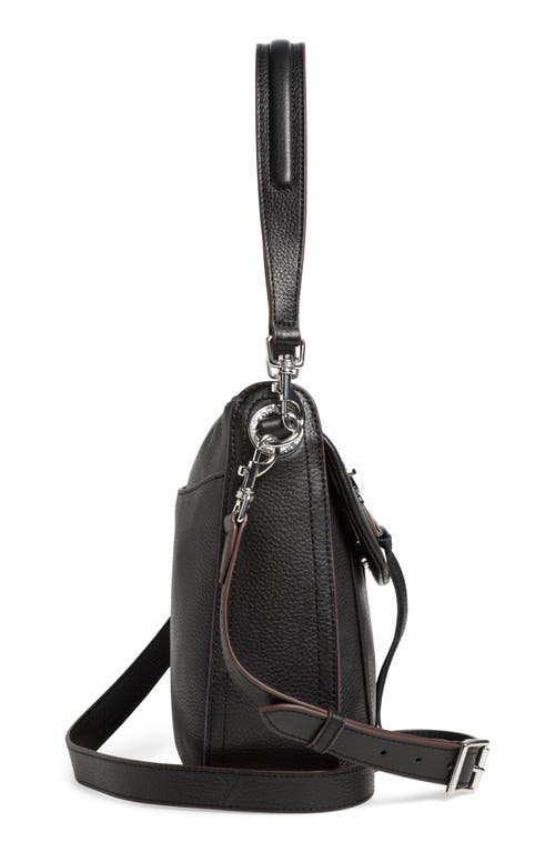 Aimee Kestenberg Vera Leather Convertible Shoulder Bag In Black
