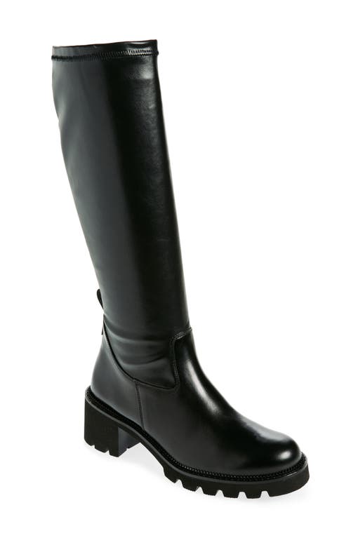 Paul Green Wonder Knee High Boot in Black Combo 