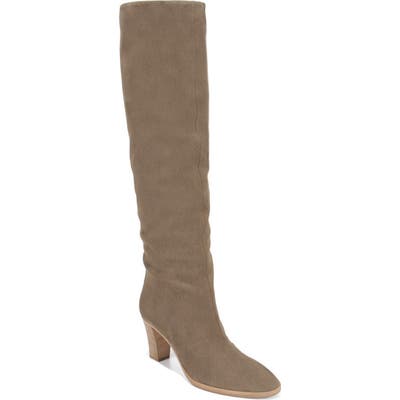 Vince Casper Knee High Pull-On Boot, Grey