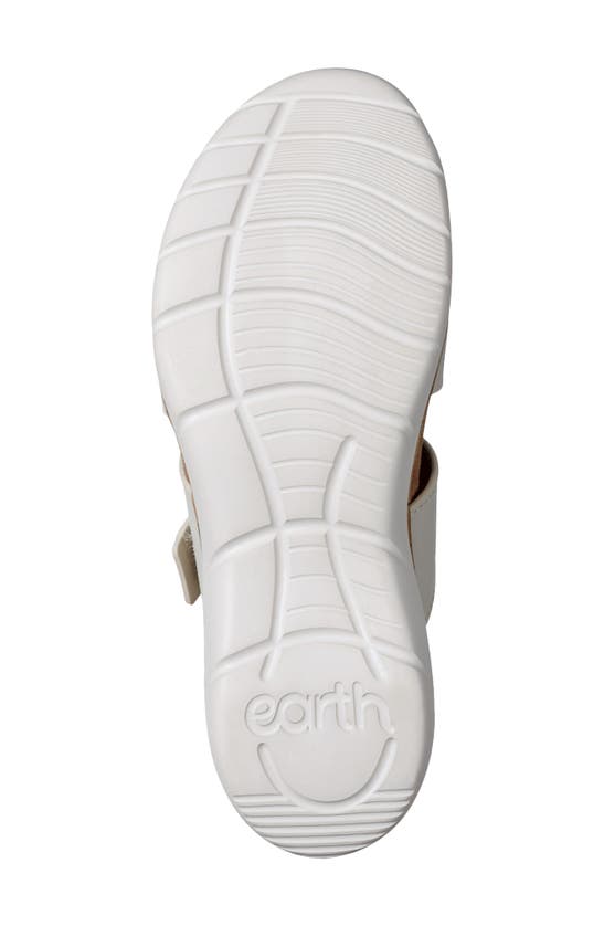 Shop Earth Ralli Platform Slide Sandal In White