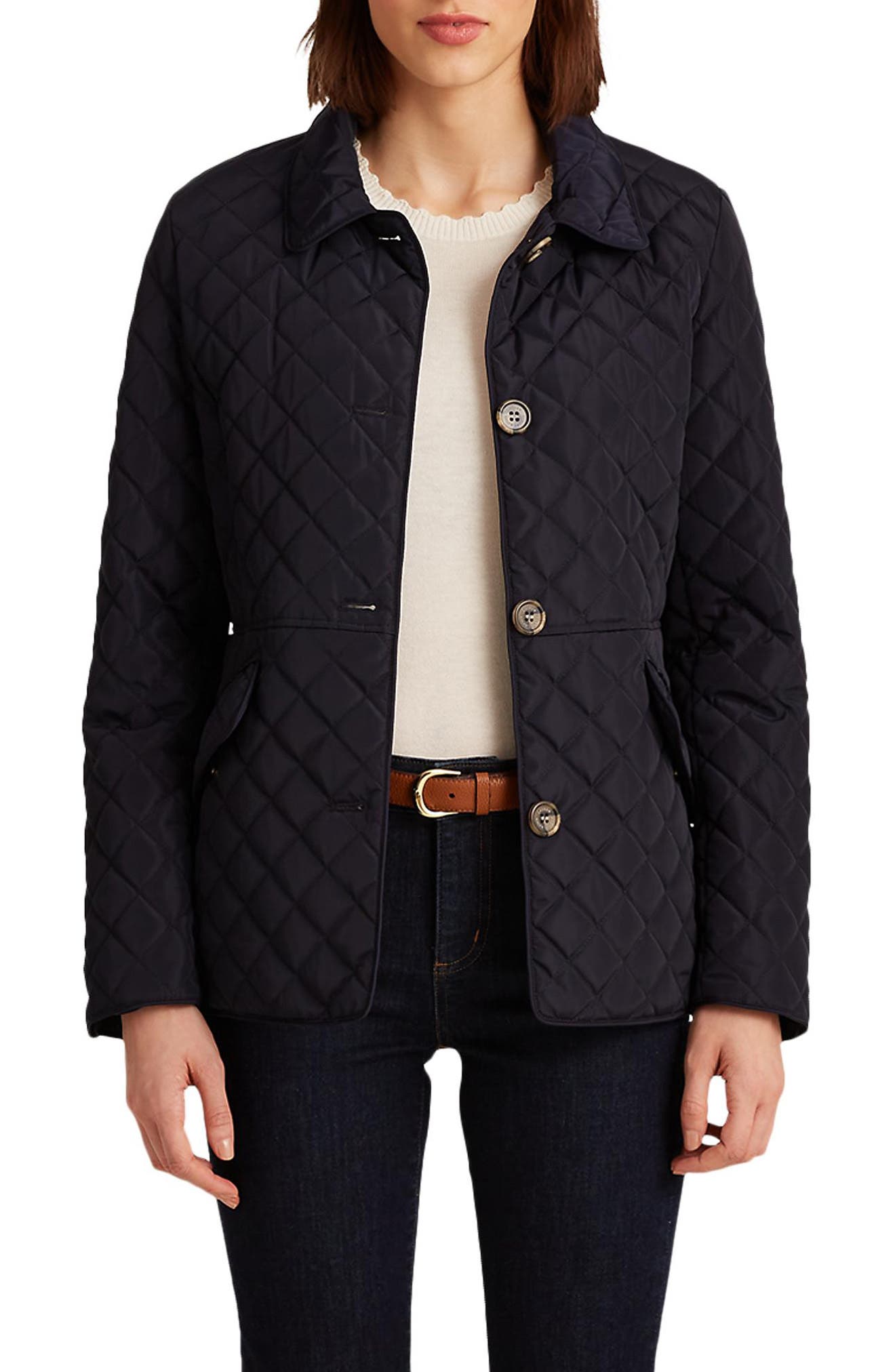 ralph lauren diamond quilted jacket