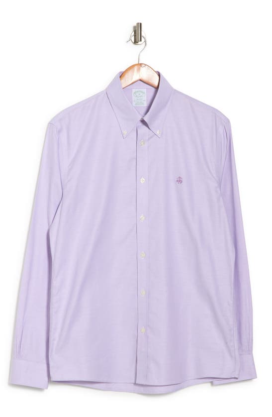 Brooks Brothers Oxford Long Sleeve Milano Fit Shirt In Light/ Pastel ...