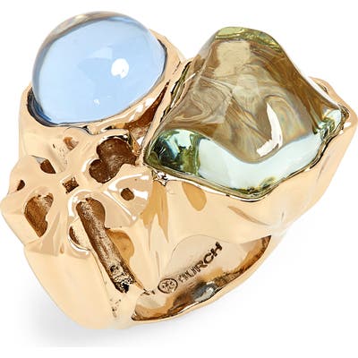 Tory Burch Kira Crystal Statement Ring