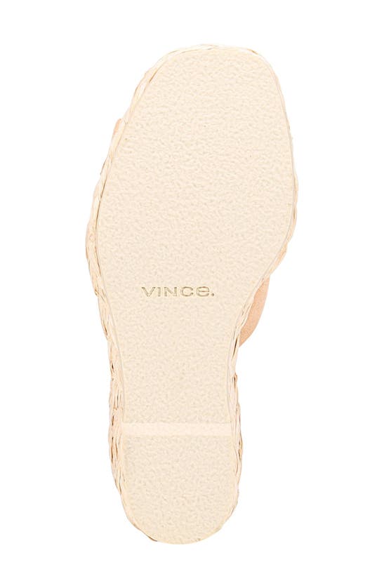 Shop Vince Gilian Espadrille Wedge Slide Sandal In Blonde