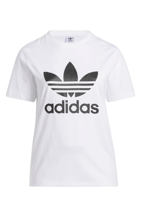 Trefoil Cotton Graphic T-Shirt (Plus Size)