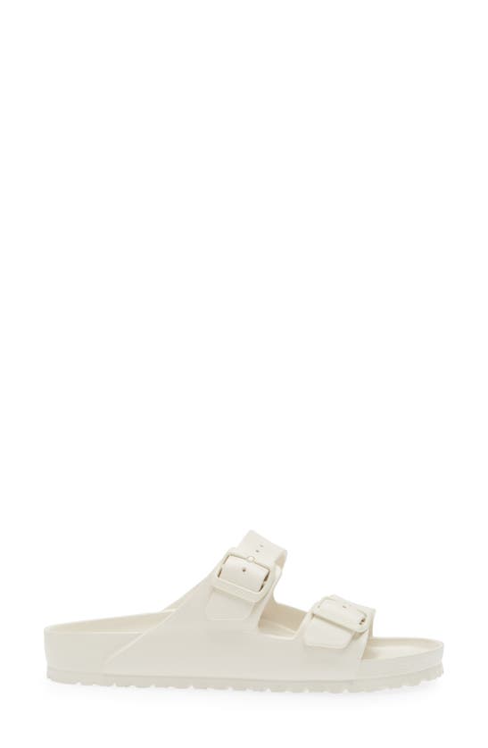 Shop Birkenstock Essentials Arizona Waterproof Slide Sandal In Eggshell