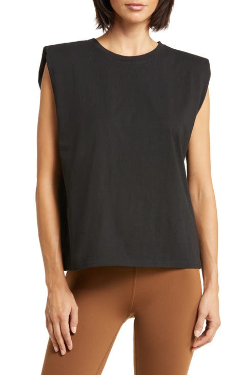 Alo yoga Women T-Shirt In Brown Size XL