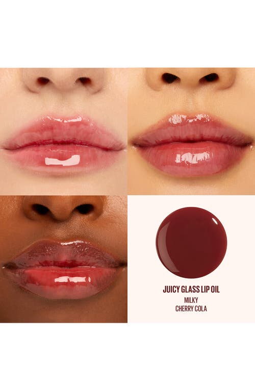 Shop Kaja Juicy Glass Lip Oil In Cherry Cola