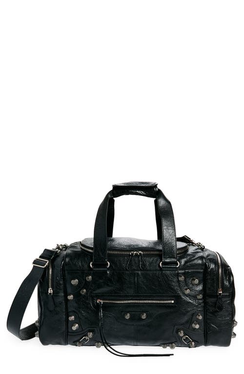 Balenciaga Le Cagole Leather Duffle Bag in Black at Nordstrom