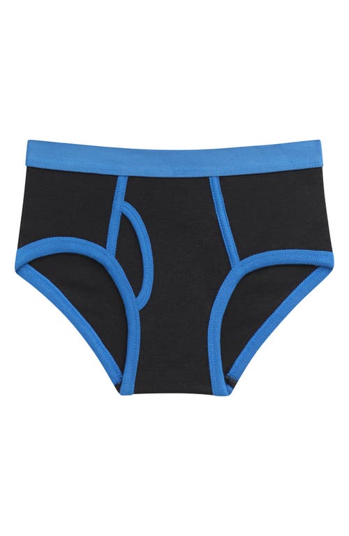 Shop Andy & Evan Kids' 8-pack Briefs In Black/blue Multicolored