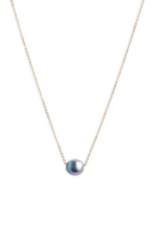 Set & Stones Charlize Freshwater Pearl Necklace in Gold /Peacock at Nordstrom