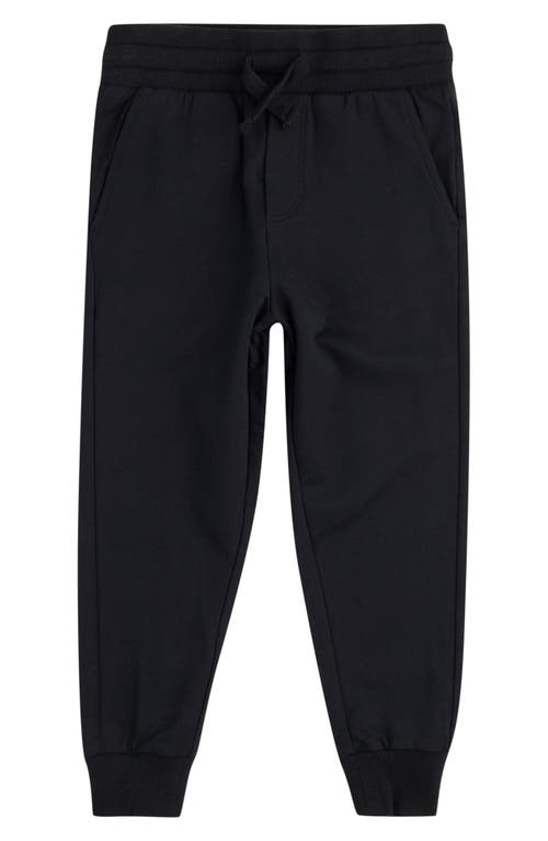 Miles The Label Kids' French Terry Joggers In Black