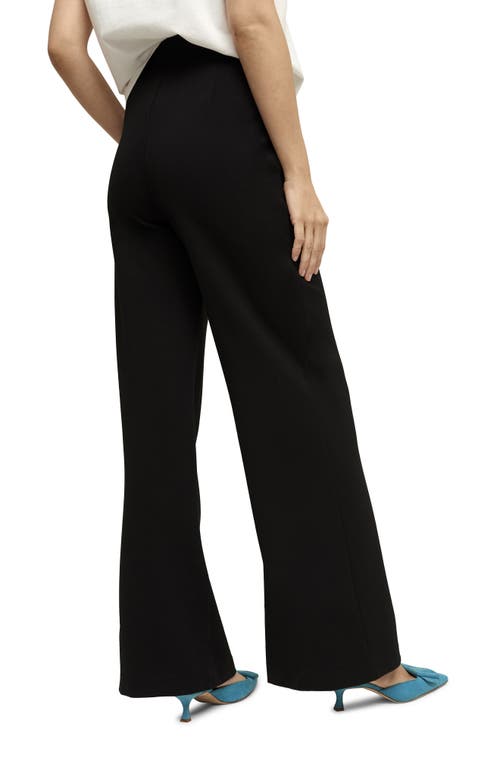 Shop Isaac Mizrahi New York Wide Leg Pants In Black