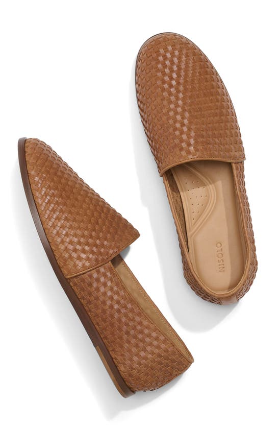 Shop Nisolo Alejandro Woven Loafer In Brown