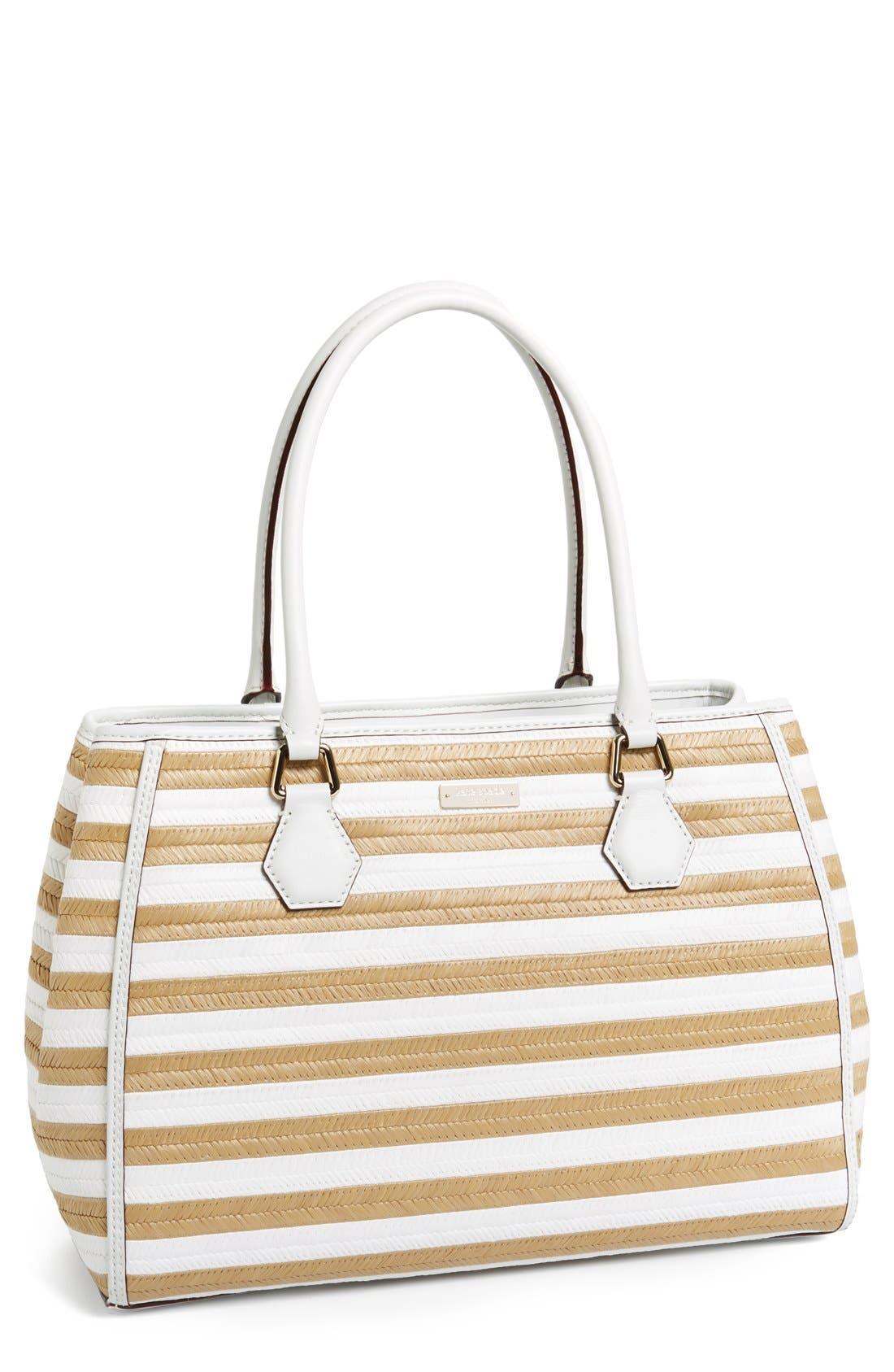 kate spade new york 'catherine street wensley' straw tote Nordstrom