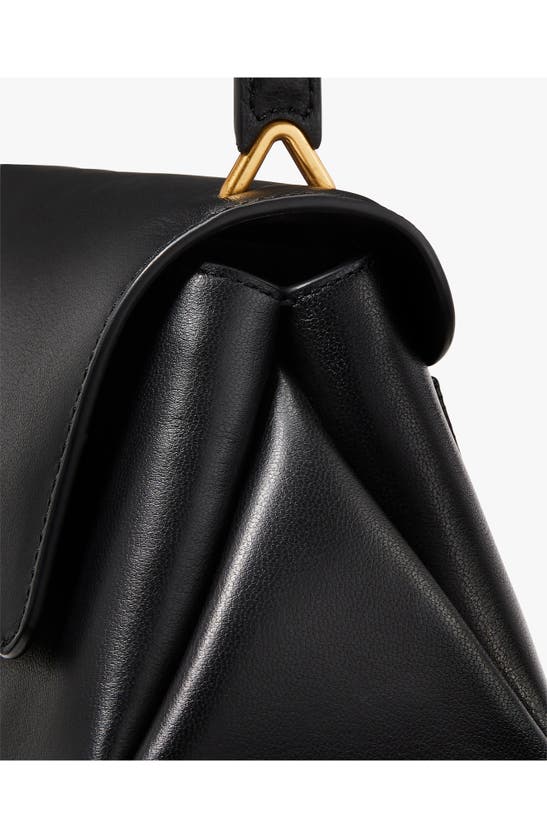 Shop Kate Spade Grace Smooth Leather Convertible Shoulder Bag In Black