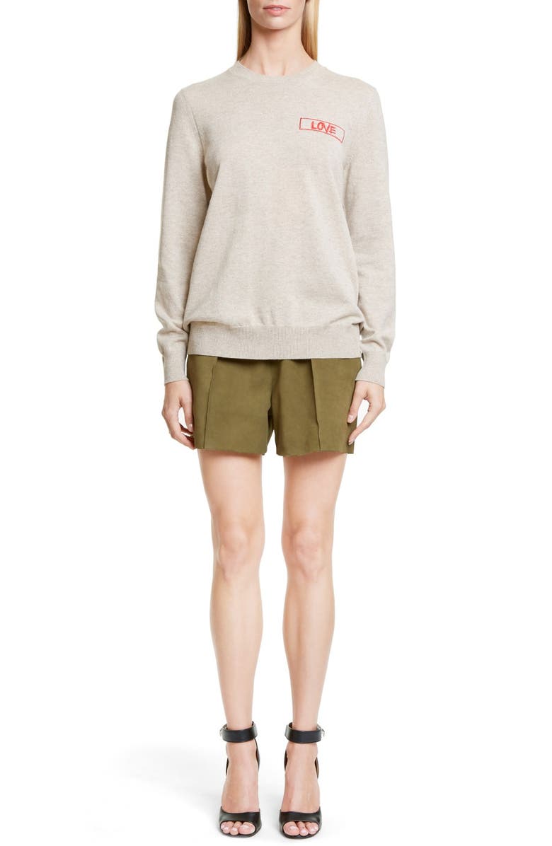 Givenchy 'Love' Embroidered Cashmere Sweater | Nordstrom