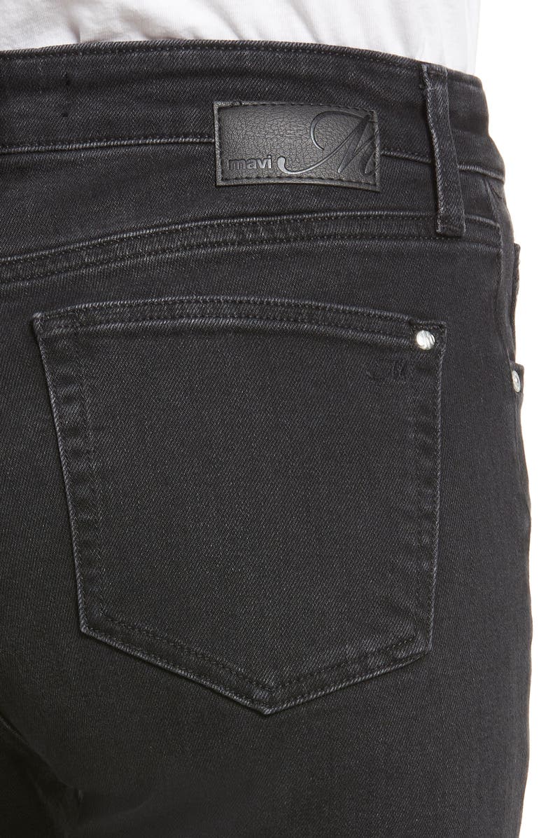 Mavi Jeans Anika High Waist Fray Hem Crop Flare Jeans | Nordstrom