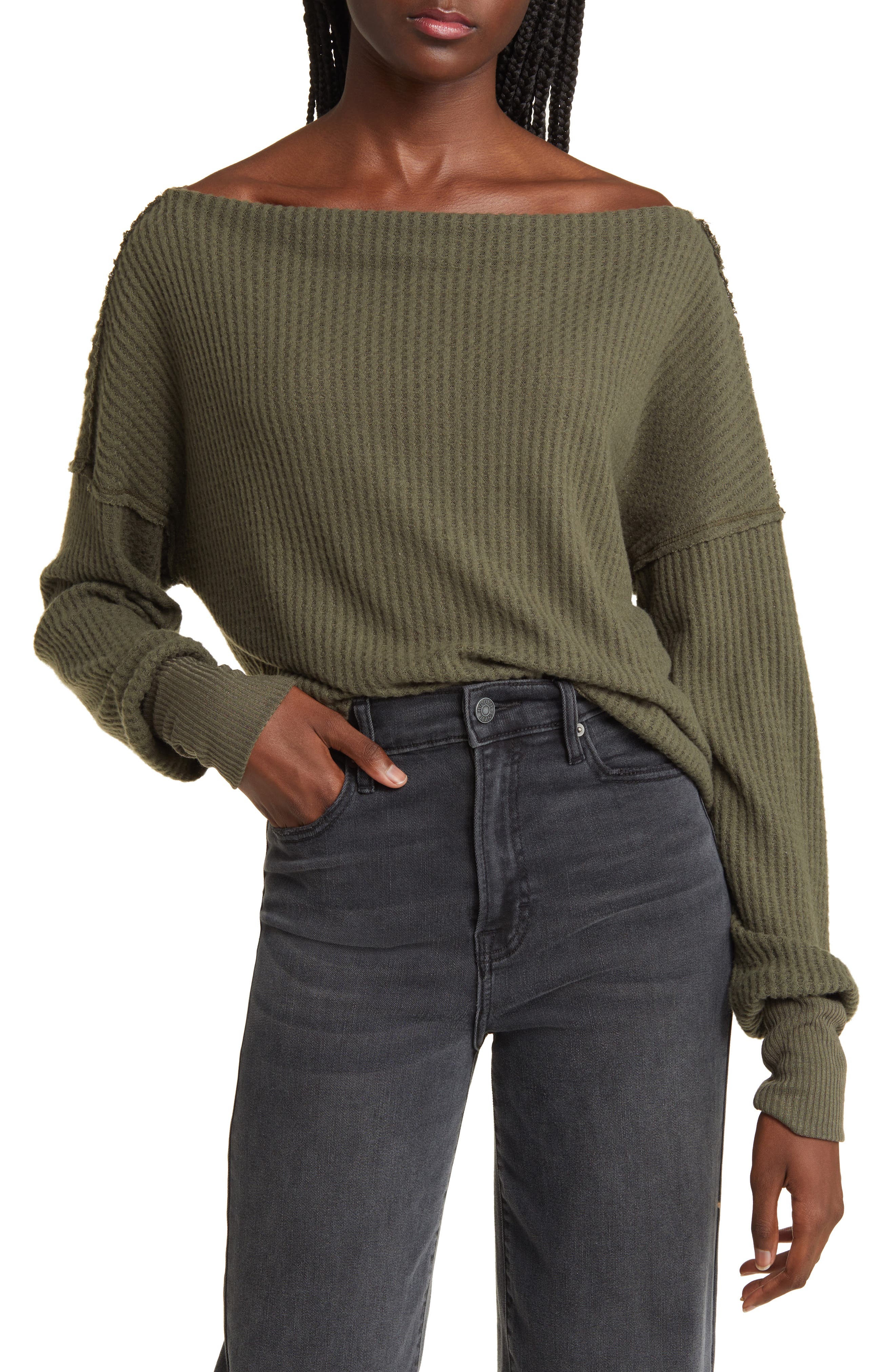 Treasure and bond hotsell off the shoulder sweater