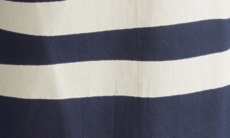 Shop Max Mara Haway Stripe Cotton Top In Ultramarine