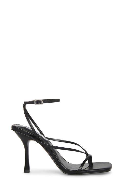 Shop Steve Madden Annie Ankle Strap Sandal In Black