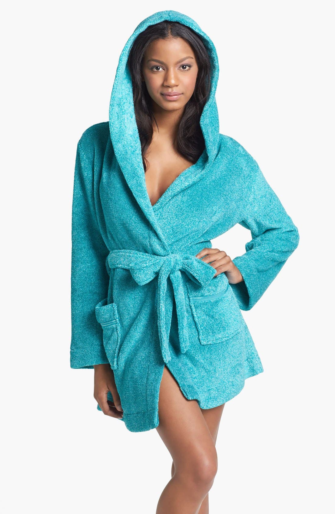 Make + Model Heathered Plush Robe Nordstrom
