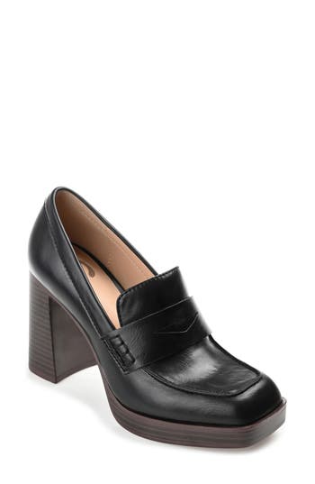 Shop Journee Collection Ezzey Pump In Black