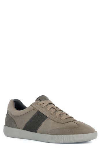 Shop Geox Rieti Sneaker In Dove Grey/mud