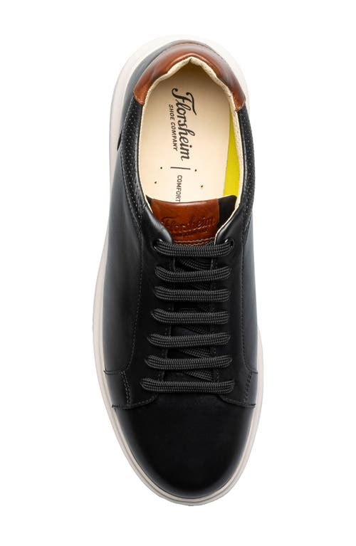 Shop Florsheim Social Sneaker In Black/white