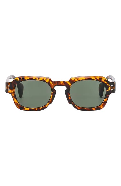 Fifth & Ninth Echo 50mm Polarized Rectangular Sunglasses In Torte/olive