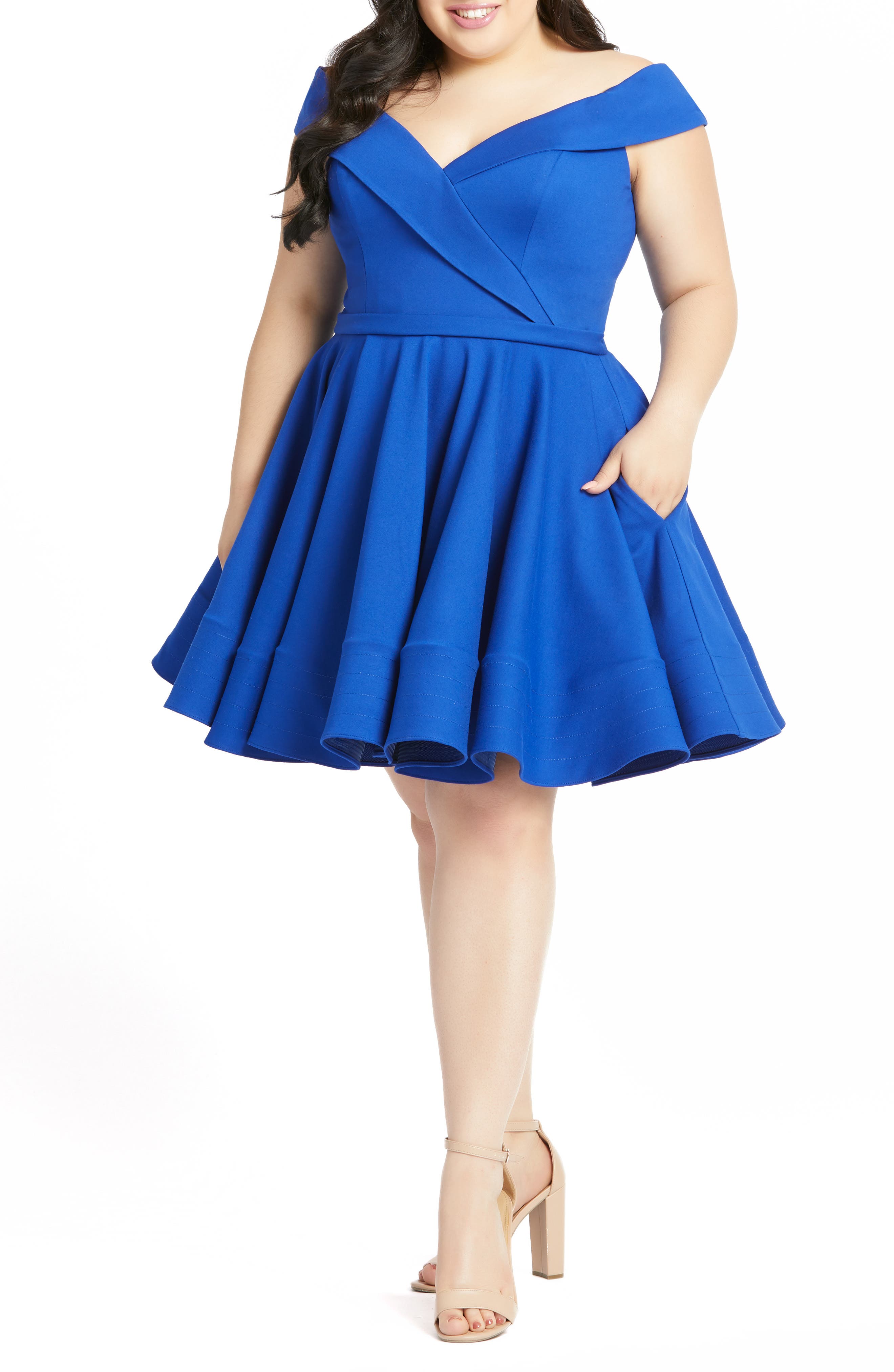 collared skater dress