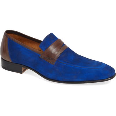 Mezlan Jordi Penny Loafer, Blue