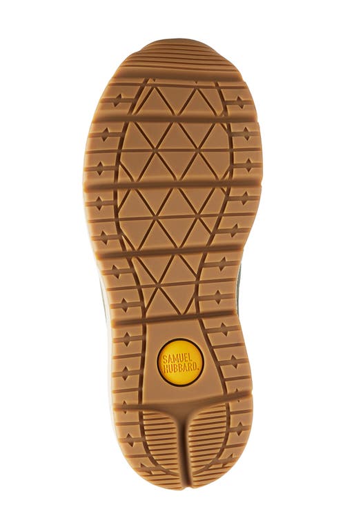 Samuel Hubbard Camino Water Resistant Walking Shoe In Sage Green Nubuck