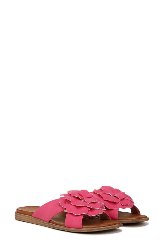 Shop Soul Naturalizer Joyful Slide Sandal In Pink Flash Faux Leather
