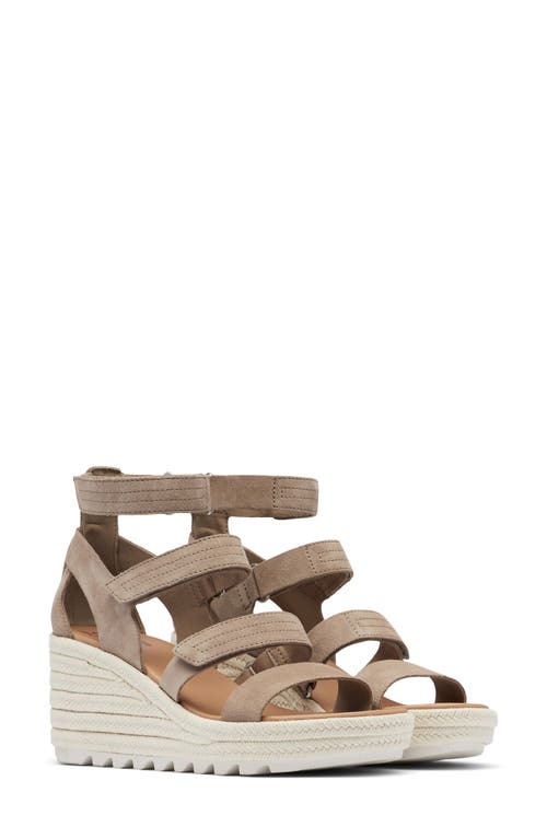 SOREL Cameron Espadrille Wedge Sandal in Omega Taupe Sea at Nordstrom ...