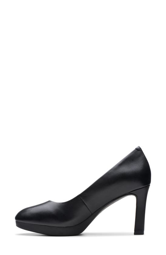 Clarks Women's Ambyr 2 Braley High-heel Platform Pumps In Black Leather