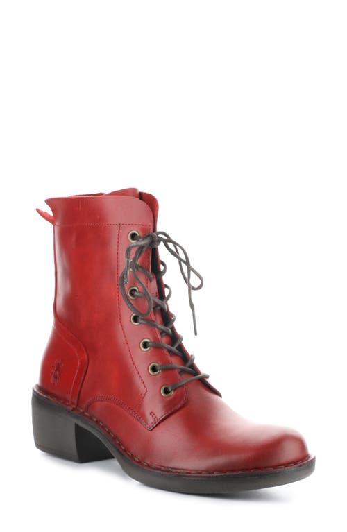 FLY LONDON FLY LONDON MILU LACE-UP LEATHER BOOT