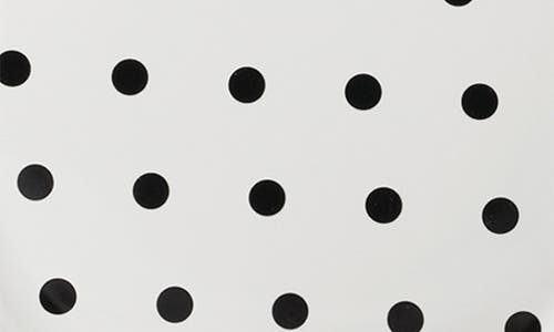 Kate Spade On The Dot 12-piece Stoneware Dinnerware Set In Black/white