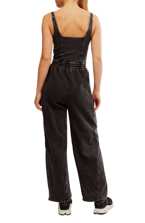 FREE PEOPLE FP MOVEMENT BY FREE PEOPLE FP MOVEMENT INBOUND STRETCH COTTON JUMPSUIT 