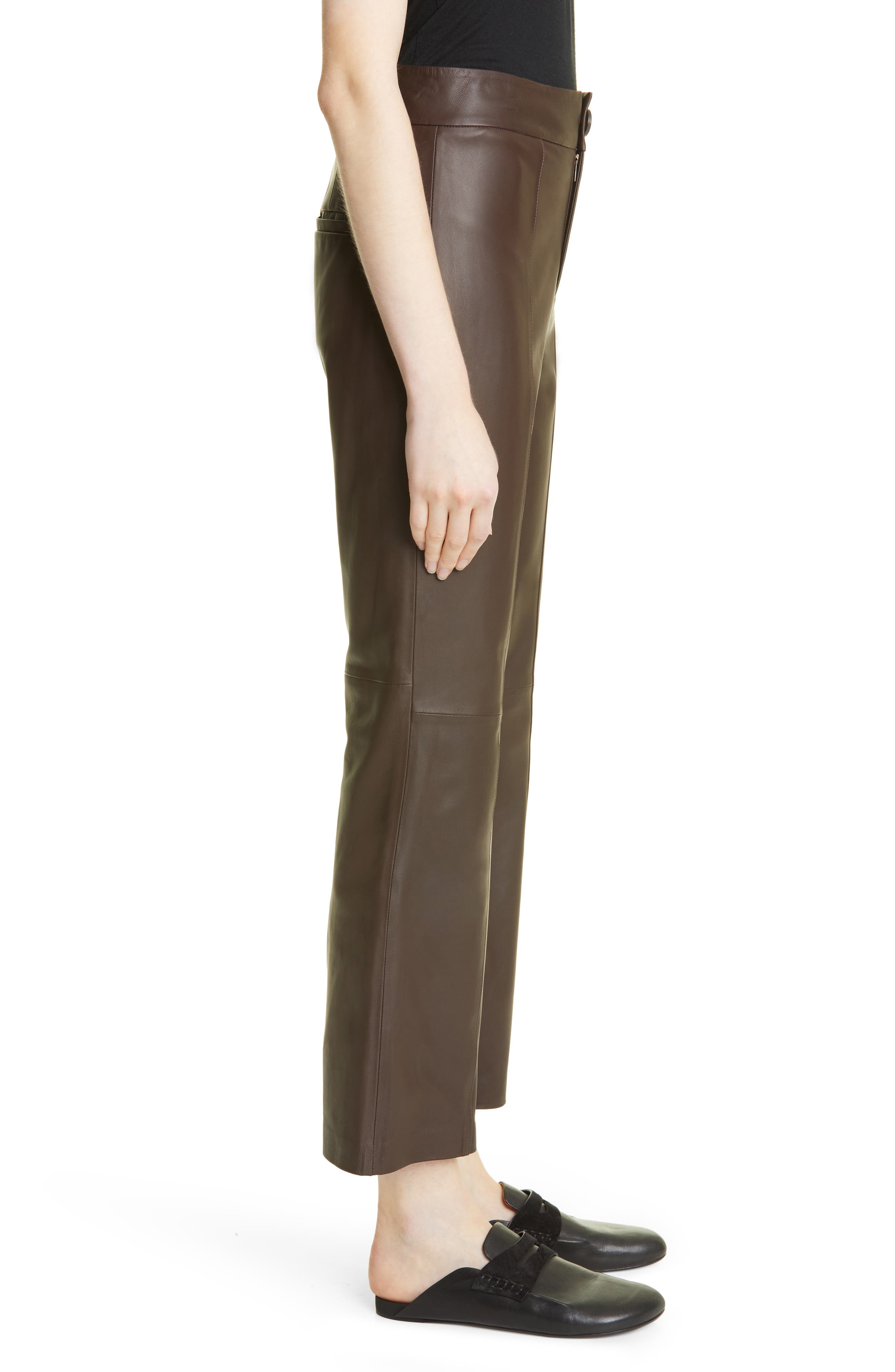 Vince Leather Flare Pants | Nordstrom