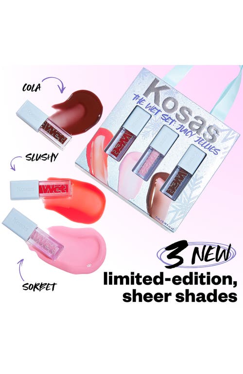 Shop Kosas The Wet Set Juicy Jellies $28 Value