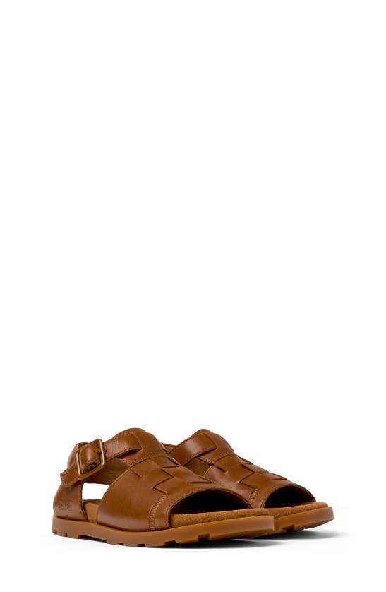 Camper Kids' Brutus Sandal In Medium Brown