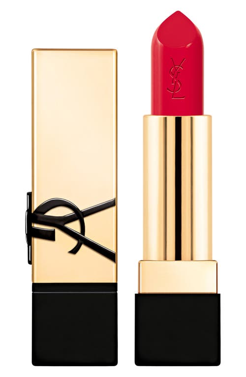 Yves Saint Laurent Rouge Pur Couture Caring Satin Lipstick with Ceramides in Rouge Paradoxe at Nordstrom